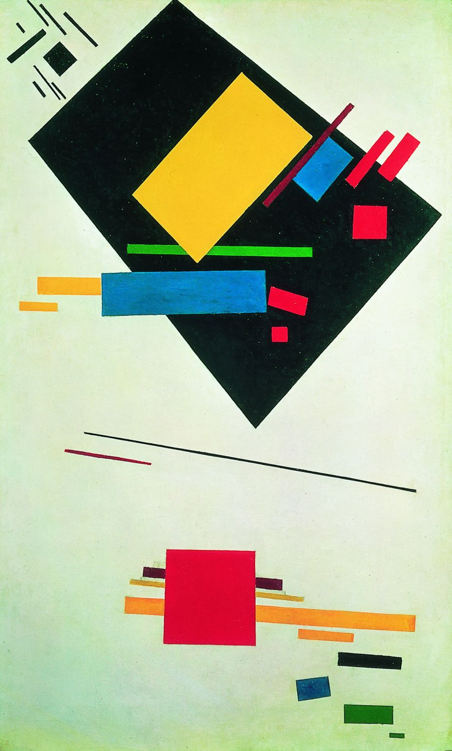 art abstrait (tableau de Malevitch,1915)