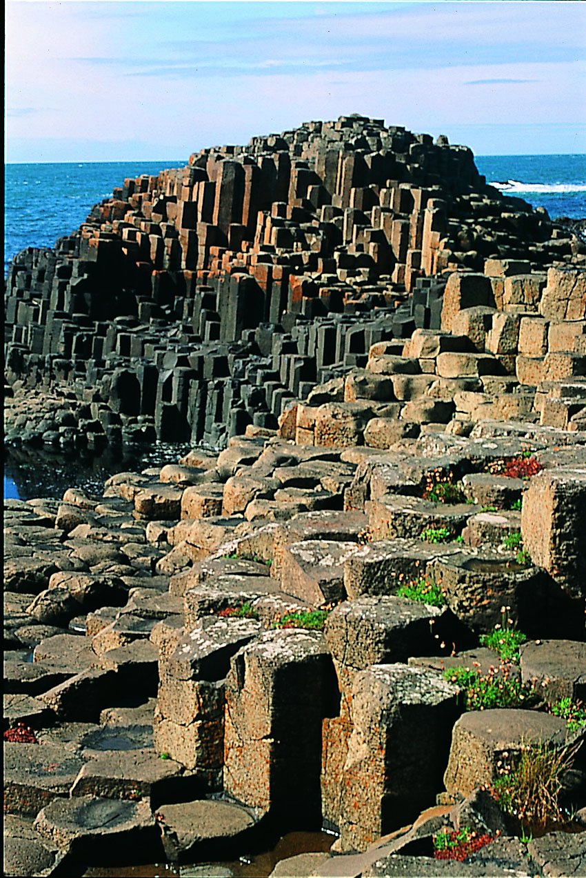 orgues de basalte de la Chaussée des Géants, en Irlande du Nord