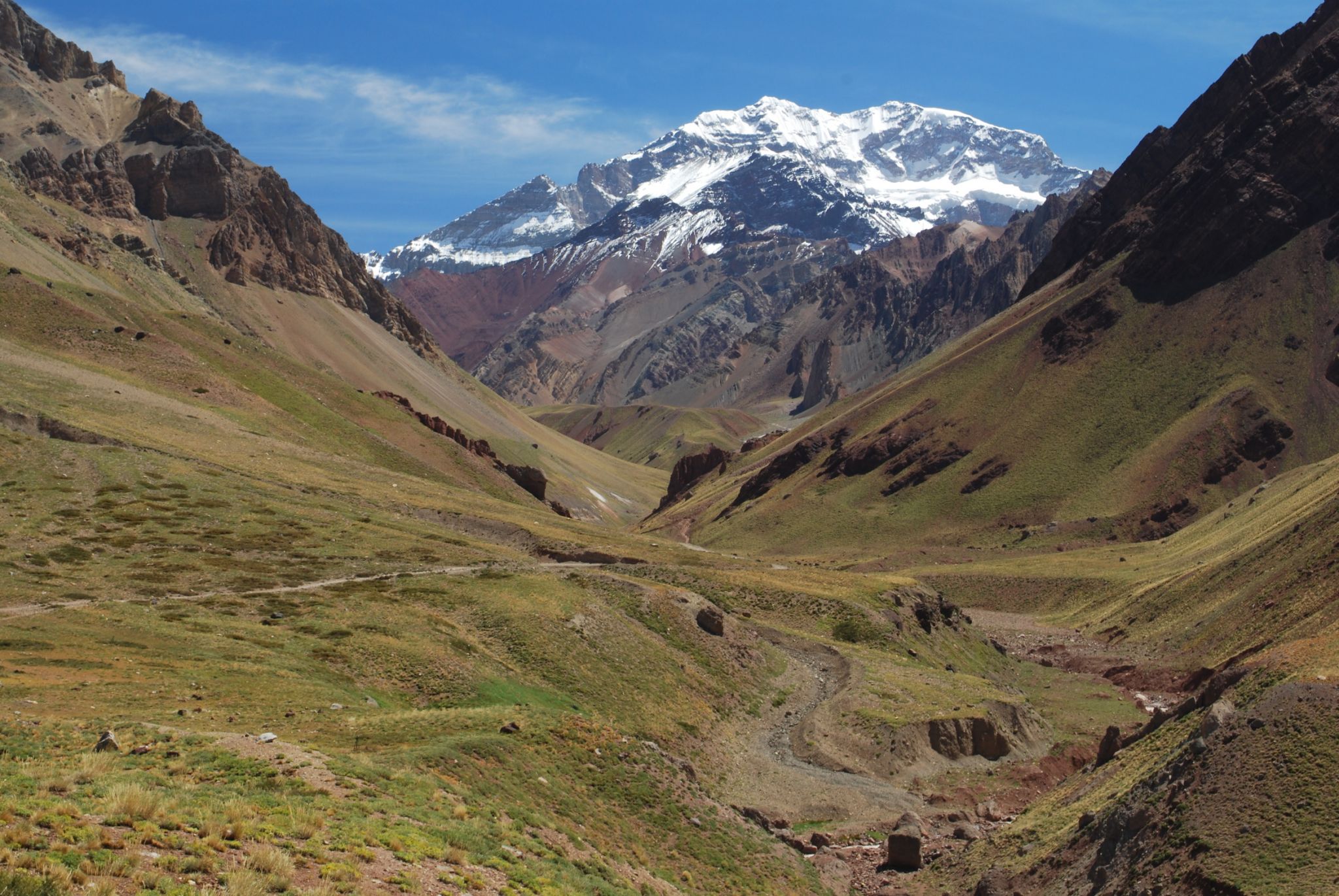 l’Aconcagua dans la cordillère des Andes, Argentine