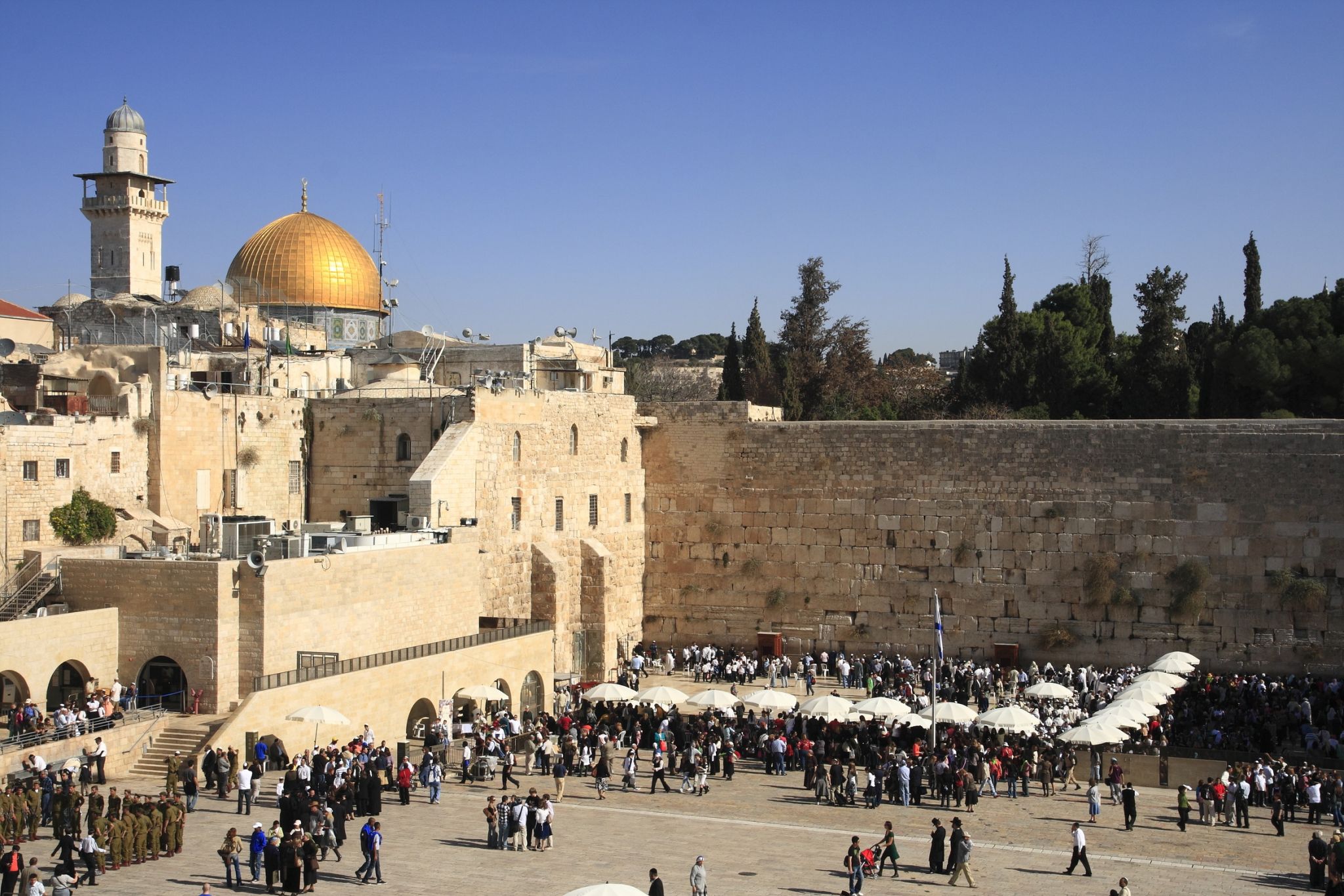 le Mur des lamentations, à Jérusalem