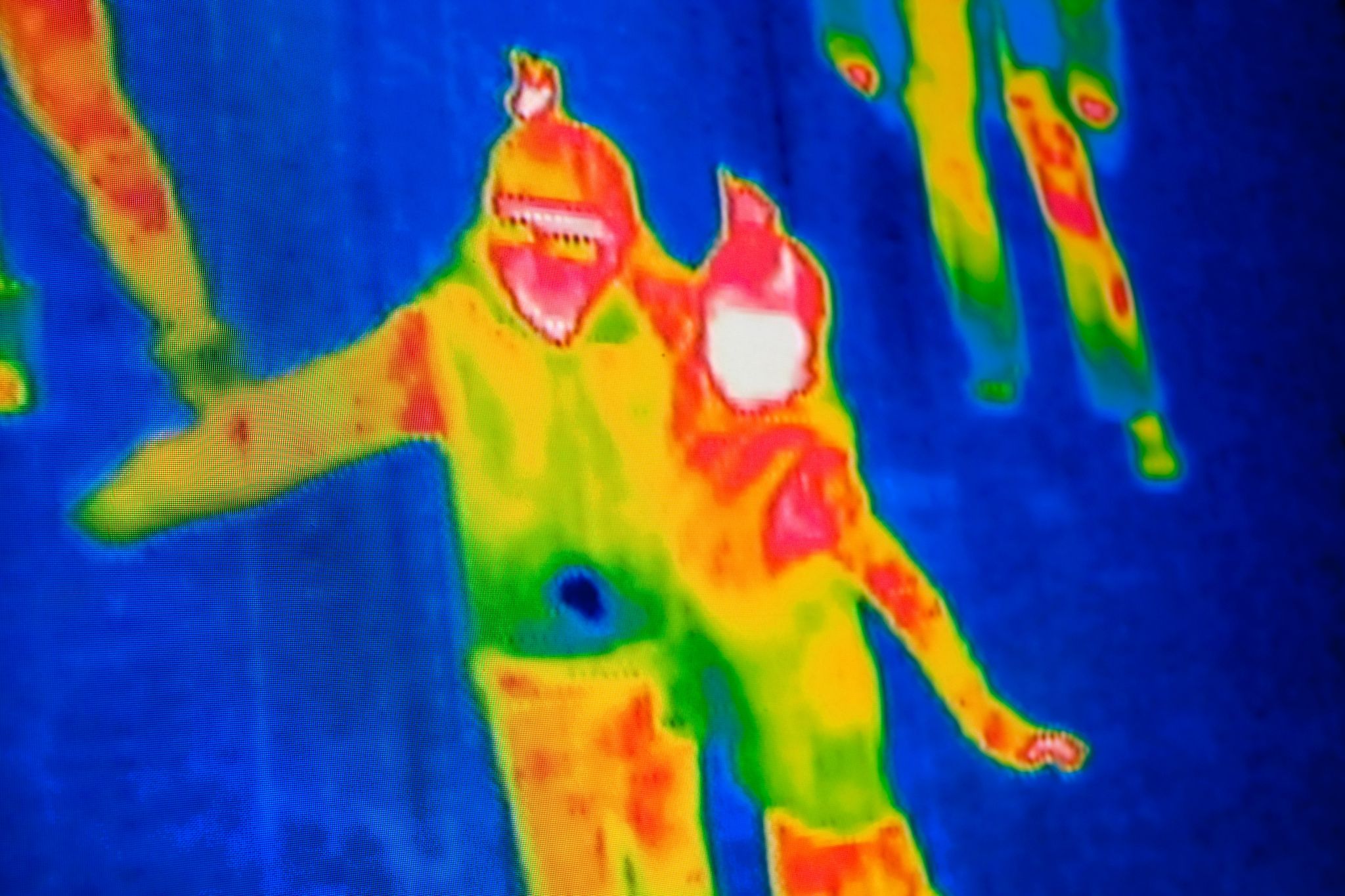 image obtenue par rayonnement infrarouge