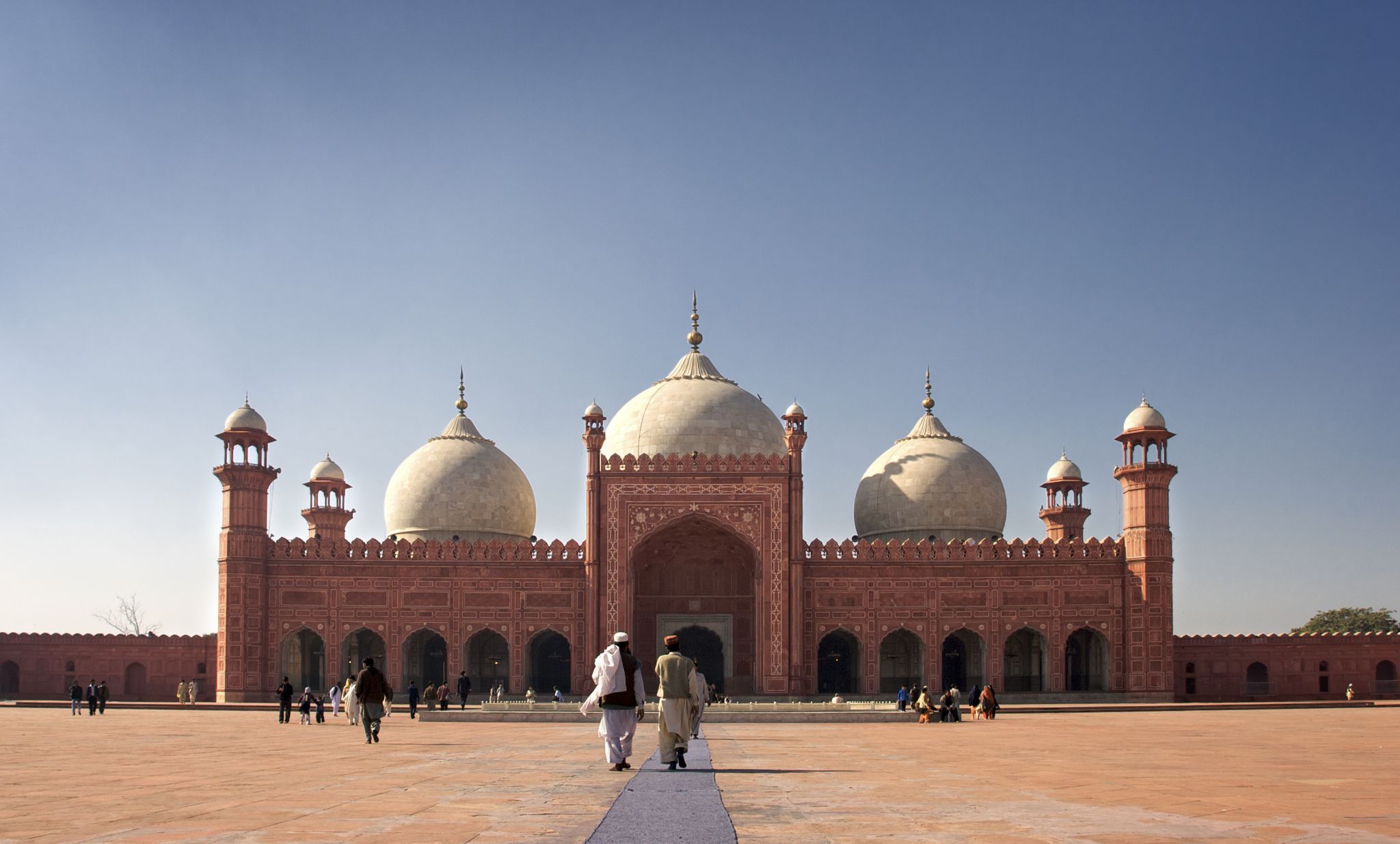 la mosquée royale de Lahore, au Pakistan