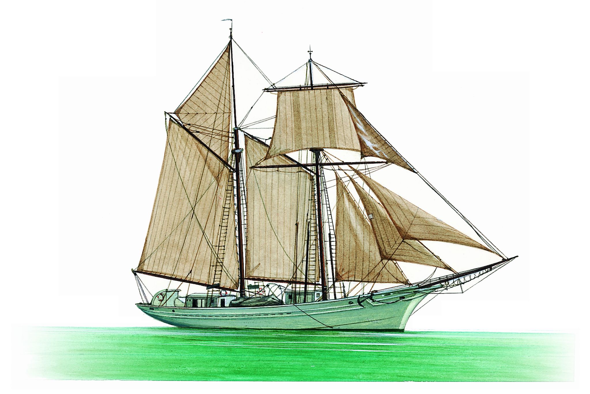 une goélette