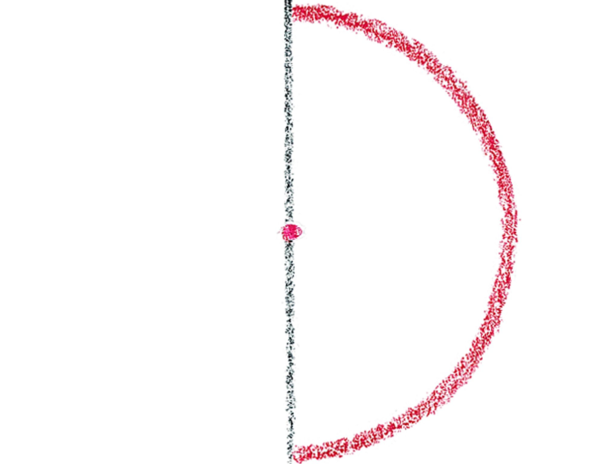 un demi-cercle