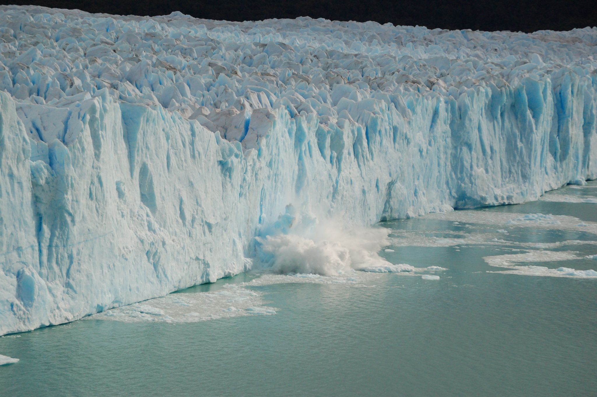 la fonte d’un glacier
