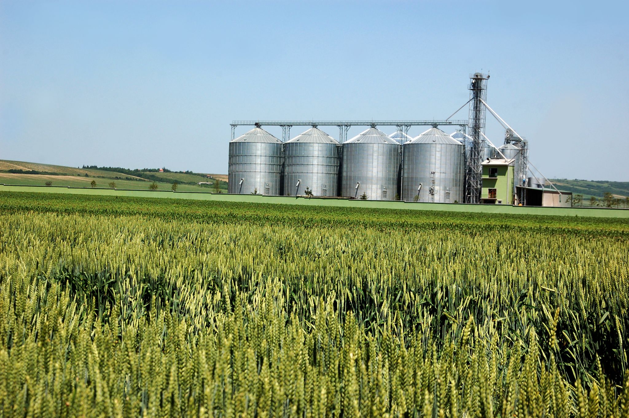 des silos à grain